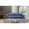 Teddy Linen Blue 2 Seater