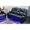 Bravo Electric Recliner Black 3+2