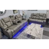 Bravo Power Recliner Grey 3 Seater