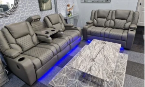 Bravo Electric Recliner Grey 3+2