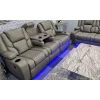 Bravo Power Recliner Grey 3 Seater