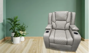 Bravo Power Recliner Grey Armchair