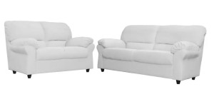 Artisan 3+2 Seater White Sofas