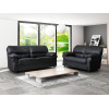 Artisan 3+2 Seater Black Sofas