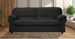 Artisan 3 Seater Black