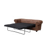 Belair 2 Seater Sofa Bed Brown