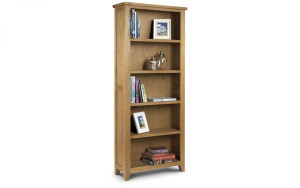 Astoria Oak Tall Bookcase Assembled
