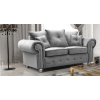 Athens Corner Sofa - Silver Grey Plush Velvet