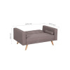 Atlanta Medium Sofa Bed Grey