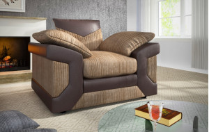Balmoral Armchair Brown-Beige
