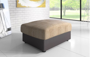 Brown Storage Footstool
