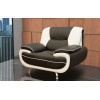 Bari 1 Armchair Black-White