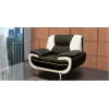 Bari 1 Armchair Black-White