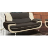 Bari 2 Seater Grey-White Sofa