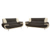 Bari 3+2 Seater Sofa Set Grey-White