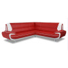 Bari 1 Armchair White-Black