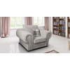 Baron 3 Seater Sofa Silver Formal Back