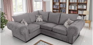 Baron Corner 1C2 Graphite Formal Back Cushions