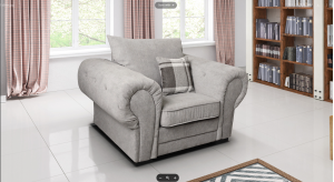 Baron 1 Seater Armchair Silver