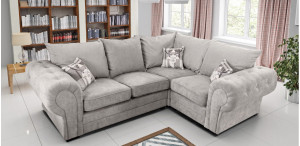 Baron Corner 2C1 Silver Formal Back Cushions