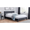 Hilton Single Bed - Grey 90cm