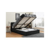 Hilton Kingsize Ottoman Bed Brown PU 150cm