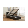 Hilton Kingsize Ottoman Bed Brown PU 150cm