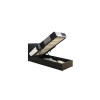 Hilton Double Ottoman Bed Black PU 135cm