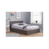 Hilton Small Ottoman Double Bed Grey 120cm
