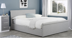 Lucia Small Double Bed Grey 120cm