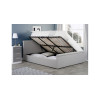 Lucia Side Ottoman Double Bed Grey 135cm