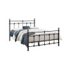 Camolin - Small Double Bed Black