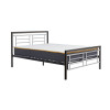 Virginia Chrome and Nickle King Size Bed 150cm
