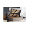 Milano Ottoman Double Bed Pearl Grey 135cm