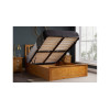Milano Ottoman Double Bed Oak 135cm