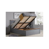 Milano Ottoman Double Bed Stone Grey 135cm