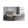 Milano Ottoman Double Bed Stone Grey 135cm