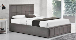Osaka Small Double Bed - Grey 