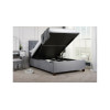 Alexander Double Bed Grey Fabric 135cm