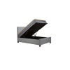 Alexander Double Bed Grey Fabric 135cm