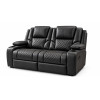 Bravo Power Recliner Black 2 Seater