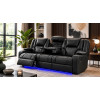 Bravo Power Recliner Black 3 Seater