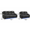 Bravo Electric Recliner Black 3+2