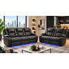 Bravo Electric Recliner Black 3+2