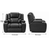 Bravo Power Recliner Black Armchair