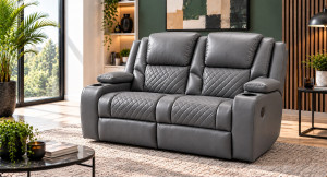 Bravo Power Recliner Grey 2 Seater