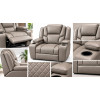 Bravo Power Recliner Grey Armchair