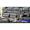 Bravo Power Recliner Grey 2 Seater