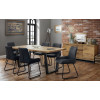 Brooklyn Solid Oak Dining Table + 6 Soho Chairs Set