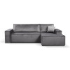 Calix graphite right hand facing chaise corner sofa bed
